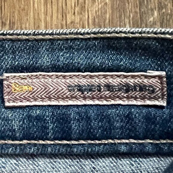 Citizens of Humanity Dani Cropped Straight Leg Jeans Size 27 Cuffed Medium Wash - Picture 5 of 11